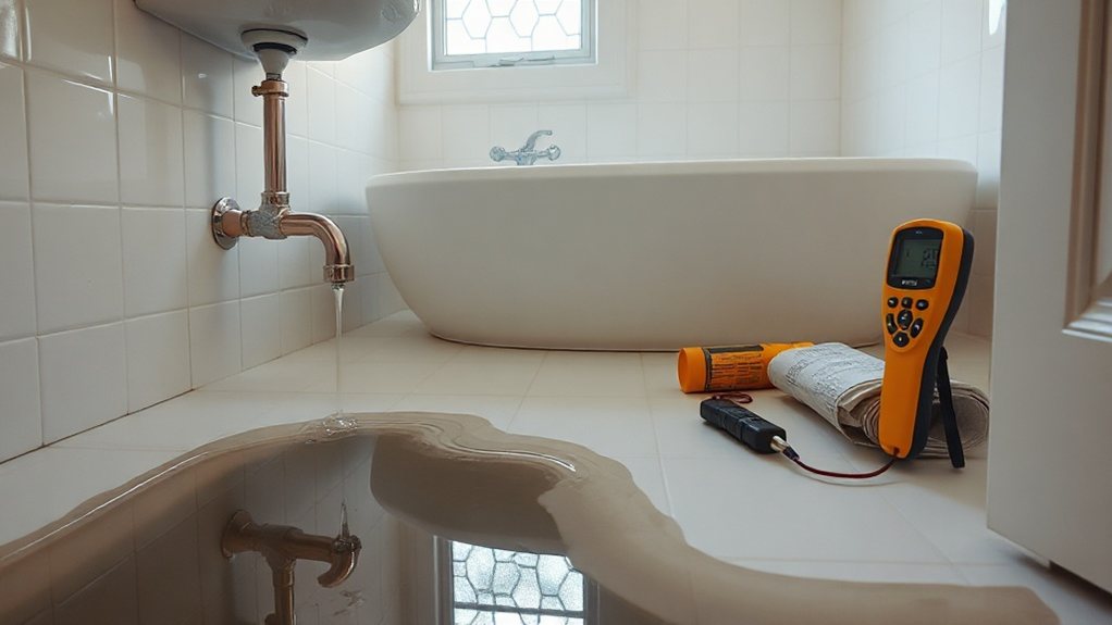 Insurer-ready escape of water trace and access report in Golders Green