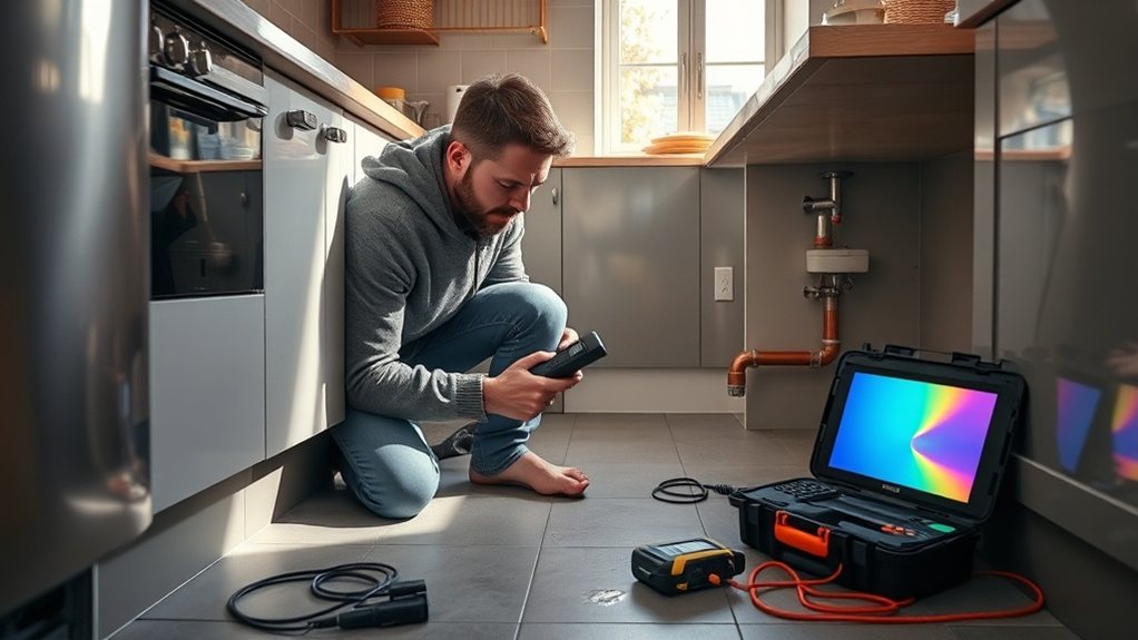 Leak detection engineer working in Homerton E9